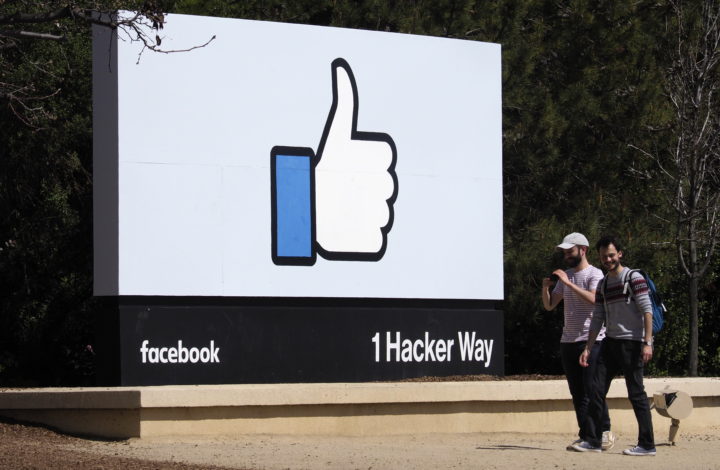 epa07088862 (FILE) - People walks past Facebook's 'Like' icon signage in front of their campus building in Menlo Park, California, USA, 30 March 2018 (reissued 12 October 2018). Facebook on 12 October 2018 issued an update on a security breach the company suffered in late September, reporting that 29 million users had their data accessed.  EPA/JOHN G. MABANGLO *** Local Caption *** 54514503