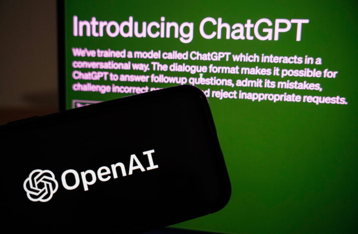 epa10511142 An illustration picture shows the introduction page of ChatGPT, an interactive AI chatbot model trained and developed by OpenAI, on its website in Beijing, China, 09 March 2023. According to the White Paper on the Development of Artificial Intelligence Industry released by Beijing economy and information technology bureau on 13 February 2023, the capital city will support leading enterprises in developing artificial intelligence (AI) models that can challenge ChatGPT.  EPA/WU HAO