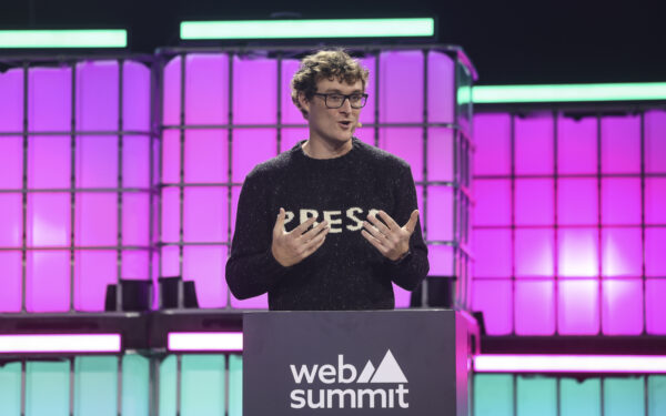 CEO and Web Summit founder Paddy Cosgrave attends the opening speech of the China Summit, conference of the Web Summit Lisbon 2025, in Lisbon, Portugal, 11 November 2025. Web Summit 2025 is considered the largest technology conference in the world. The meeting brings together people from hundreds of fields: doctors who use apps to organize appointments, teachers interested in educational platforms, merchants looking to understand how digital technology attracts customers, designers, students seeking references, marketing professionals, researchers, curious minds, and even those who simply like to observe where the world is heading. ANTÓNIO PEDRO SANTOS/LUSA