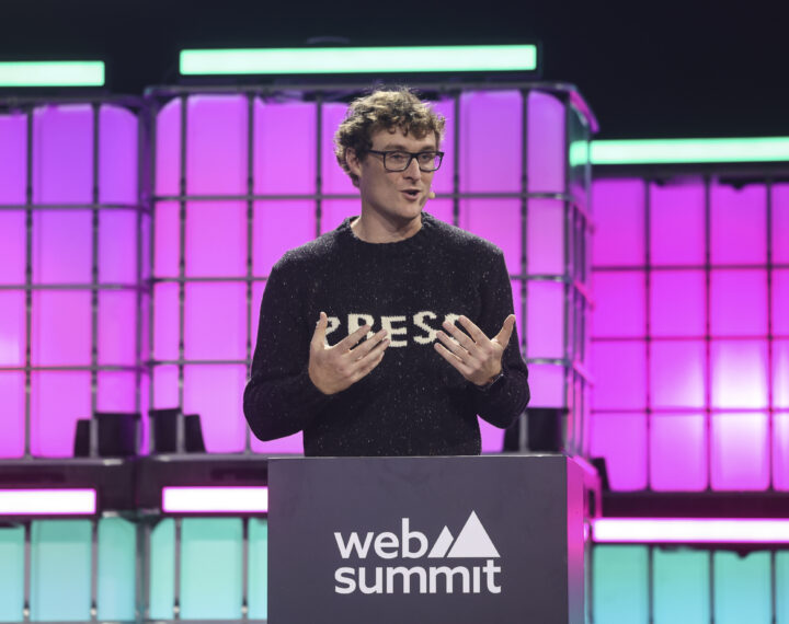 CEO and Web Summit founder Paddy Cosgrave attends the opening speech of the China Summit, conference of the Web Summit Lisbon 2025, in Lisbon, Portugal, 11 November 2025. Web Summit 2025 is considered the largest technology conference in the world. The meeting brings together people from hundreds of fields: doctors who use apps to organize appointments, teachers interested in educational platforms, merchants looking to understand how digital technology attracts customers, designers, students seeking references, marketing professionals, researchers, curious minds, and even those who simply like to observe where the world is heading. ANTÓNIO PEDRO SANTOS/LUSA
